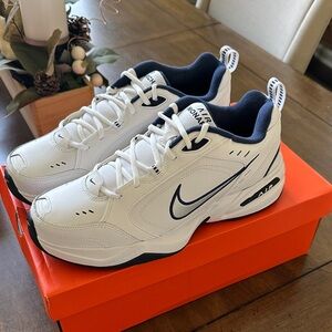 Nike White and Navy Athletic Shoes